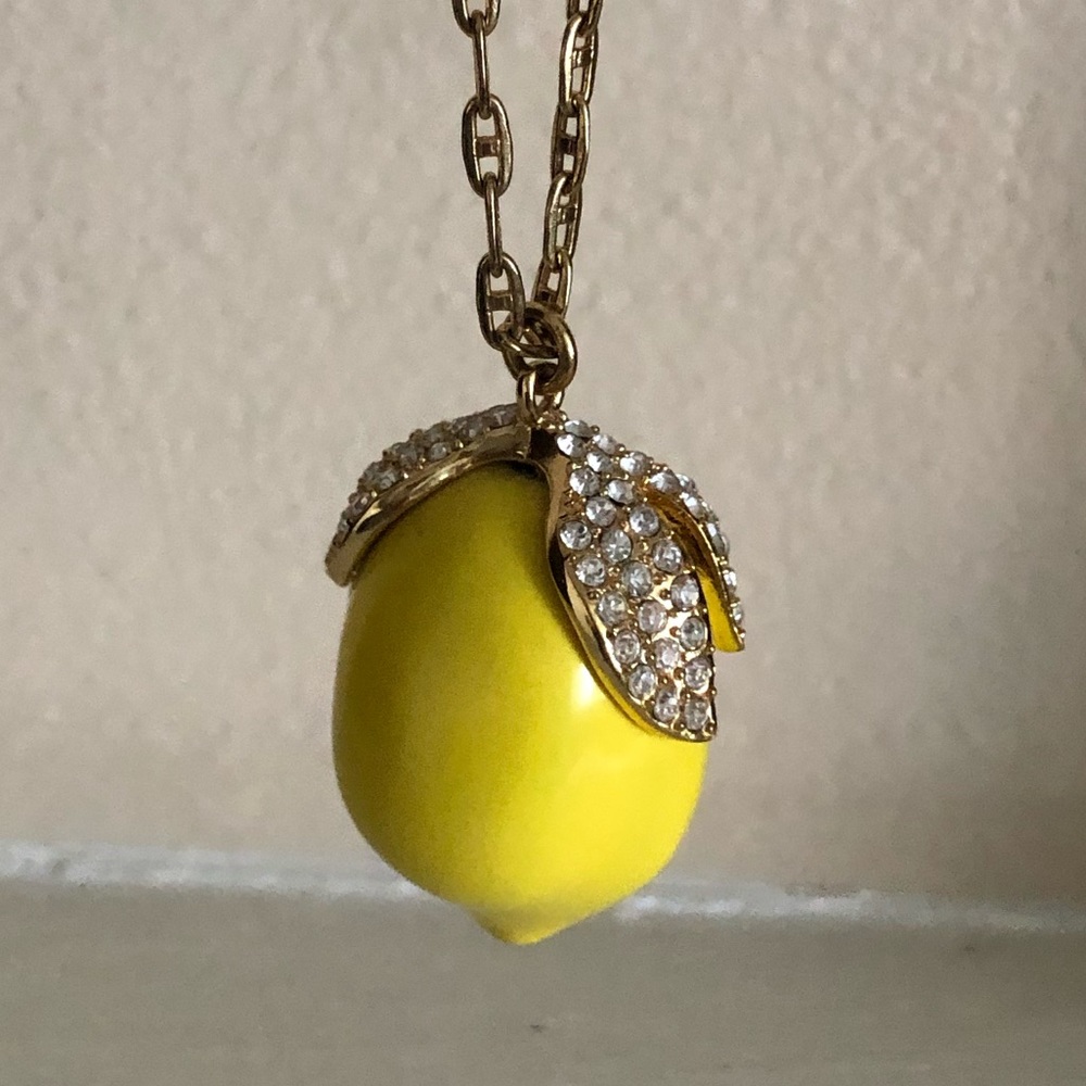 Kate Spade Long Lemon Necklace